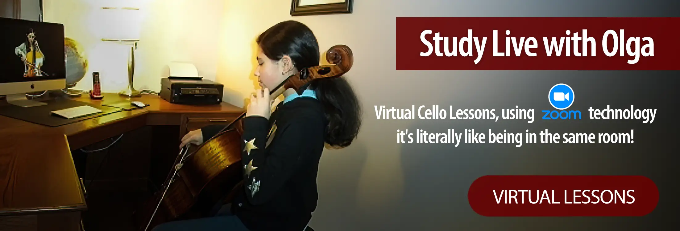 Virtual Cello Lessons with Zoom